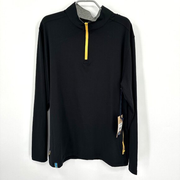 chubbies Other - Chubbies Men's Obsidian Black Quarter Zip Pullover sz XL NWT Sweatshirt